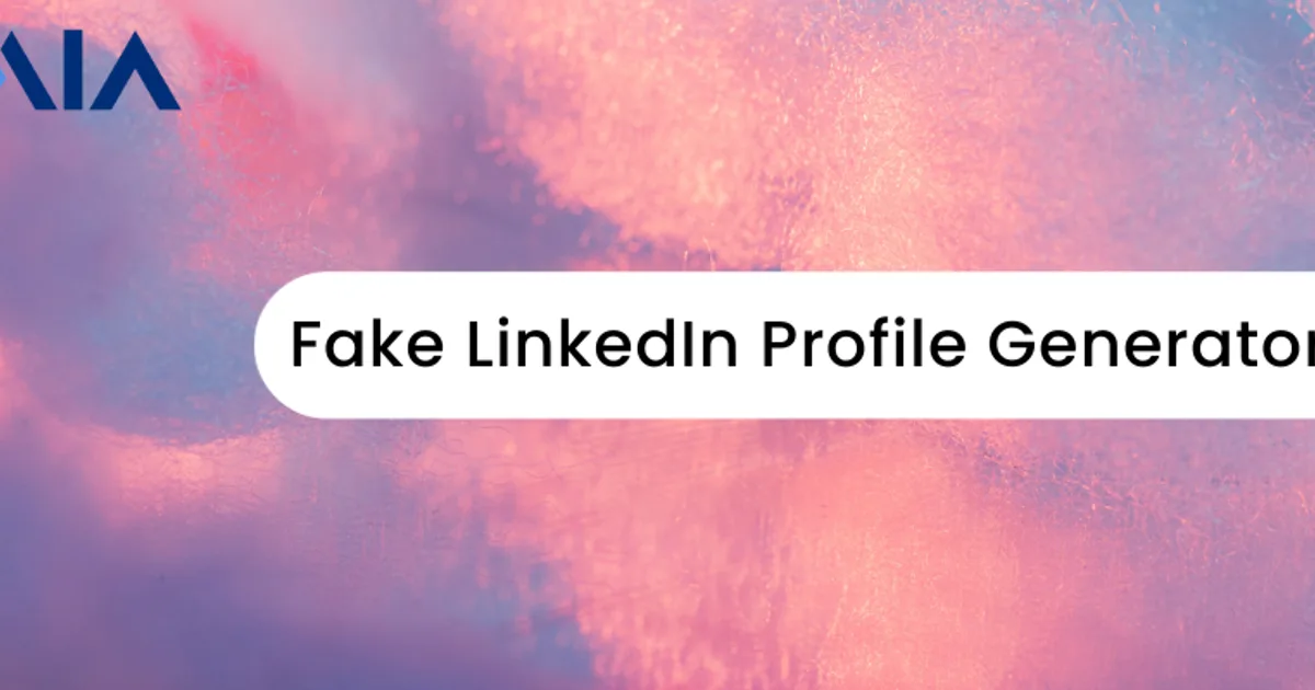 Fake LinkedIn Profile Generator