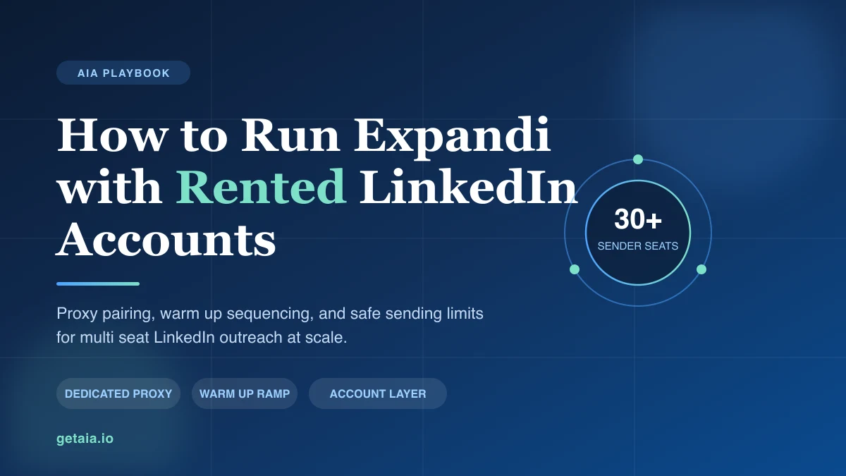 How to Run Expandi with Rented LinkedIn Accounts